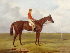A kozák portréja, az 1847-es derby győztese S. Templeman Uppal, 1847
