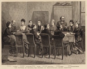 The Distress in Ireland, Marlborough hercegnő segélybizottsága alkotó: Harry Hamilton Johnston
