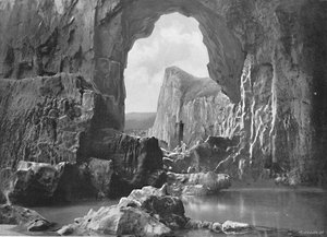 Lydstep Natural Arch, Tenby, 1896