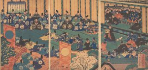 Találkozó külföldi méltóságokkal, 1867 Meiji 1.