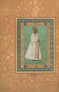 Jadun Rai Deccani portréja, Folio a Shah Jahan albumból, recto: kb. 1622, verso: kb. 1530-50