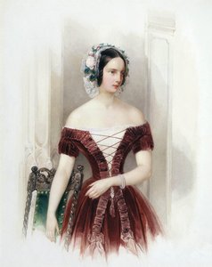 Alekszandra Nyikolajevna orosz nagyhercegnő, 1825-1844, 1840 körül.