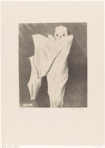 De Dood (eredeti cím az objektumon) Maszkoló (eredeti sorozatcím az objektumon) alkotó: Hein von Essen (signed by artist)
