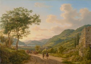 Egy terület a Lago di Como-ban alkotó: Heinrich Adam