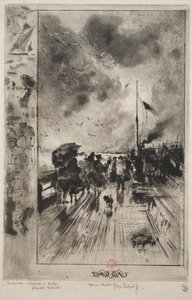 Egy móló Angliában alkotó: Heinrich Aldegrever