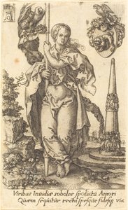 Jótékonyság, 1552. alkotó: Heinrich Aldegrever
