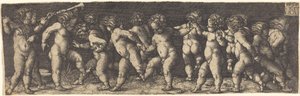 Táncoló gyerekek, 1535. alkotó: Heinrich Aldegrever