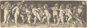 Táncoló gyerekek, 1535. alkotó: Heinrich Aldegrever