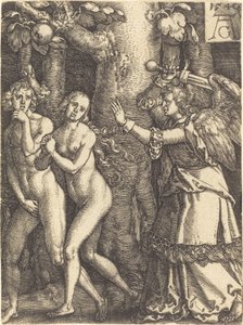 Kiűzetés a Paradicsomból alkotó: Heinrich Aldegrever