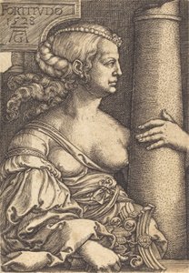 Fortitude, 1528. alkotó: Heinrich Aldegrever