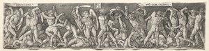 Hannibál harca Scipióval alkotó: Heinrich Aldegrever
