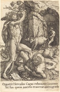 Herkules megöli Cacust alkotó: Heinrich Aldegrever