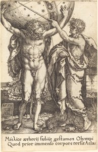 Herkules és Atlasz alkotó: Heinrich Aldegrever