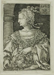 Judit a Holofernész fejével alkotó: Heinrich Aldegrever