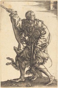 Nagy esküvői táncosok, 1538. alkotó: Heinrich Aldegrever