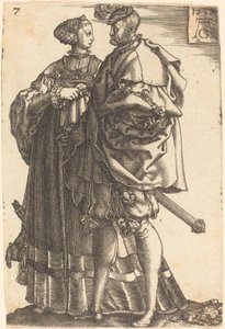 Nagy esküvői táncosok, 1538. alkotó: Heinrich Aldegrever