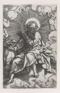 Luke Négy evangélista (sorozat címe) alkotó: Heinrich Aldegrever
