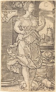 Luna. alkotó: Heinrich Aldegrever