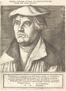 Luther Márton. alkotó: Heinrich Aldegrever