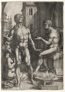 Mucius Saevola alkotó: Heinrich Aldegrever