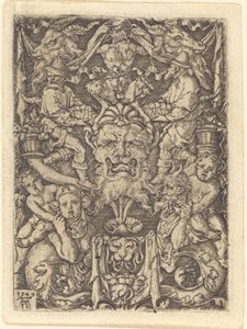 Dísz maszkkal alkotó: Heinrich Aldegrever
