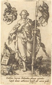 Türelem, 1552. alkotó: Heinrich Aldegrever