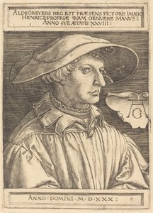 Önarckép alkotó: Heinrich Aldegrever