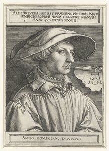 Önarckép alkotó: Heinrich Aldegrever