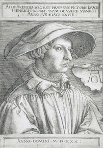 Önarckép alkotó: Heinrich Aldegrever