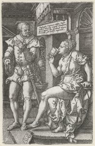 Sophonisba mérget iszik alkotó: Heinrich Aldegrever
