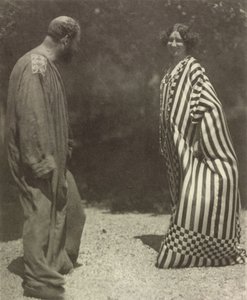 Gustav Klimt és Emilie Flöge, c. 1909. alkotó: Heinrich Böhler