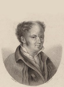 Gottfried Weber zeneszerző portréja 1779-1839, 1820 körül. alkotó: Heinrich Franz Schalck