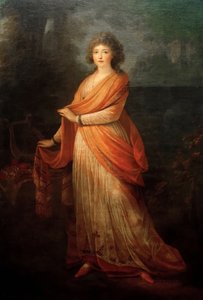 Varvara Vasziljevna Golicina portréja, született von Engelhardt 1757-1815, 1792.