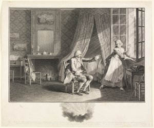 Jean Jacques Rousseau utolsó szavai alkotó: Heinrich Guttenberg