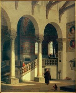 Ravenna, S.Apollinare in Classe / festmény v. Heinrich Hansen
