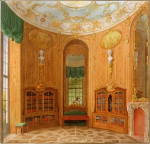 A Sanssouci-palota könyvtára alkotó: Heinrich Hintze
