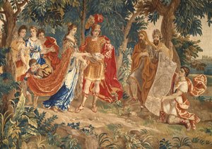 Karthágó Alapítványa: a Didónak bemutatott várostervet bemutató részlet alkotó: Heinrich II Reydams