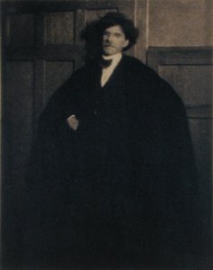Alfred Stieglitz (1864-1946) portréja (f/w fotó)