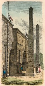 Az ókori Egyiptom: a palota templomának bejárata alkotó: Heinrich Leutemann