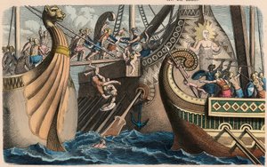 Az ókori Róma: Tengeri csata deszkával alkotó: Heinrich Leutemann