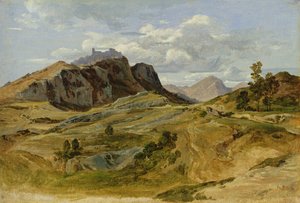 Civitella táj, 1822 (olaj, papír, karton)
