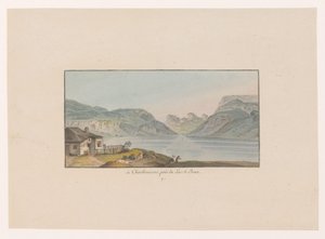 Gezicht op Les Charbonnières bij het Lac de Joux Charbonieresben, a Lac de Joux közelében (cím a tárgyon) Gezichten op Zwitserland (sorozat címe) Néhány svájci nézet gyűjteménye a természetből (sorozat címe)