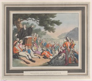 Istentiszteleten részt vevő katonák, 1798. augusztus 1.