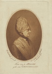 Sophie von La Roche, született Gutermann von Gutershofen 1730-1807, 1782. alkotó: Heinrich Sintzenich