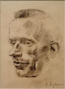 Wilhelm Werner portréja, 1926 körül