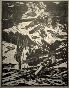 Légi csata alkotó: Heinrich Steinhagen