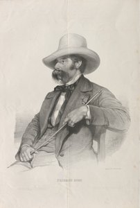 Federico Ricci zeneszerző portréja 1809-1877, 1853. alkotó: Heinrich Stohl