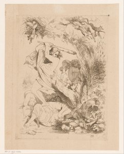 Sámson legyőzi a filiszteusokat harag (Ira) Deadly Sins and the Fall (sorozat címe) alkotó: Heinrich Vianden