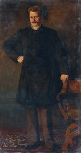 Theodor Reichmann operaénekes portréja 1849-1903, 1879.