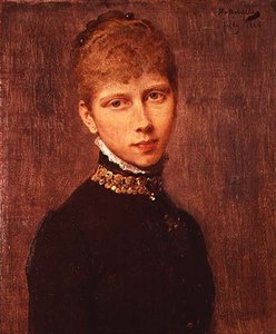 Viktória porosz hercegnő portréja (1840-1901)